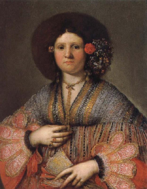 Girolamo Forabosco Portrait of a Venetian Lady China oil painting art